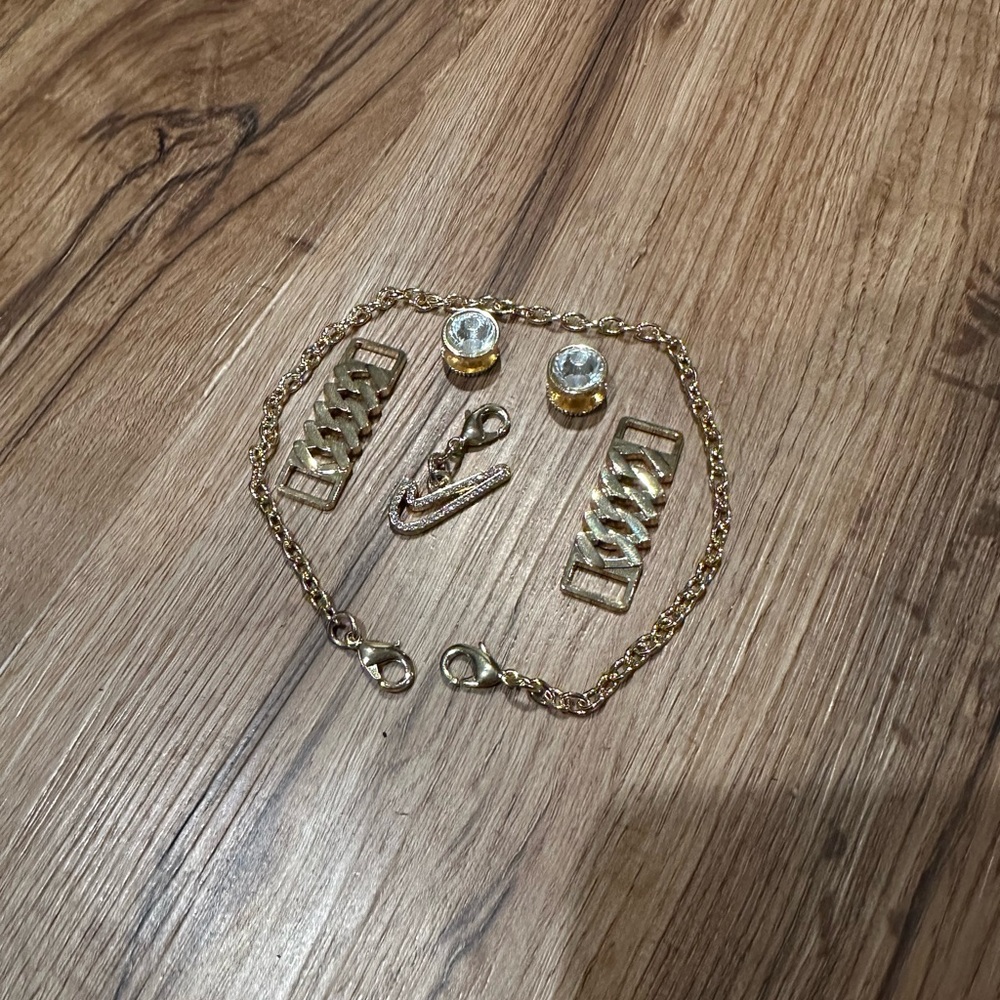 Nike Gold Shoe Bling